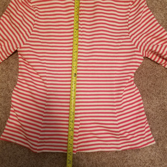 Anthropologie Olive & Oak Striped Women's Blazer - Picture 7 of 8